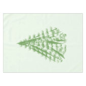 Green plant in the shape of a bouquet. テーブルクロス (正面(横))