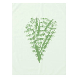 Green plant in the shape of a bouquet. テーブルクロス