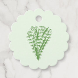 Green plant in the shape of a bouquet. フェイバータグ