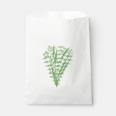 Green plant in the shape of a bouquet. フェイバーバッグ (正面)