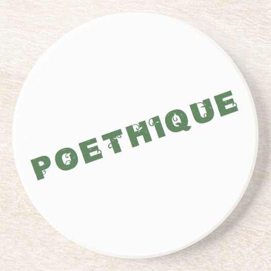 green poéthique コースター (正面)