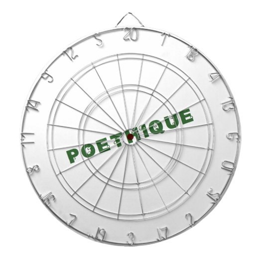 green poéthique ダーツボード (正面)
