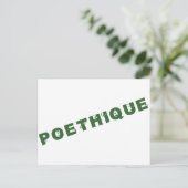 green poéthique ポストカード (スタンド正面)