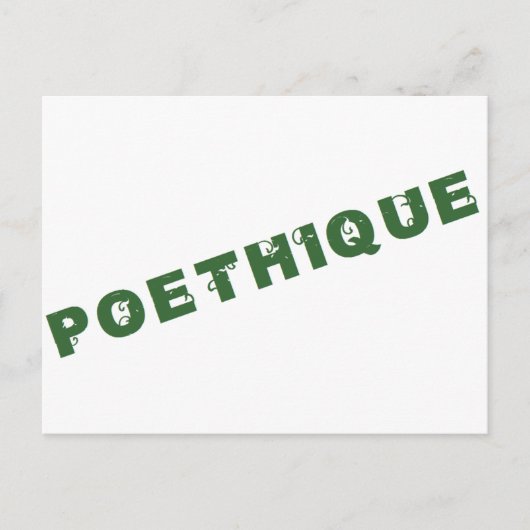 green poéthique ポストカード (正面)