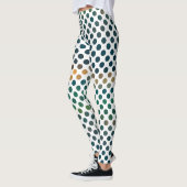 Green Polka Dots Gradient レギンス (左)