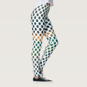 Green Polka Dots Gradient レギンス (右)