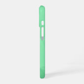 Green Polygon Geometric iPhone 16ケース (左側面)