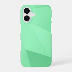 Green Polygon Geometric iPhone 16ケース