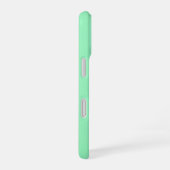Green Polygon Geometric iPhone 16ケース (右側面)