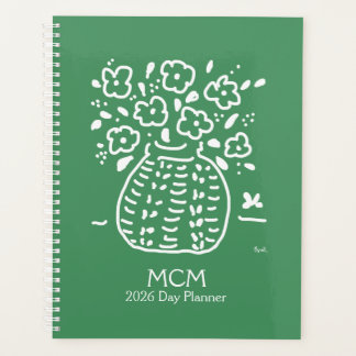 Green Posy Vase Planner プランナー手帳