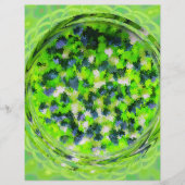 Green Potpourri Scrapbook Paper 2-Sided Page (正面)