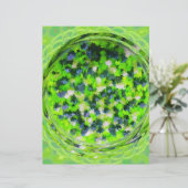 Green Potpourri Scrapbook Paper 2-Sided Page (スタンド正面)