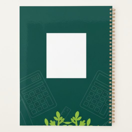 Green Presentation プランナー手帳 (裏面)