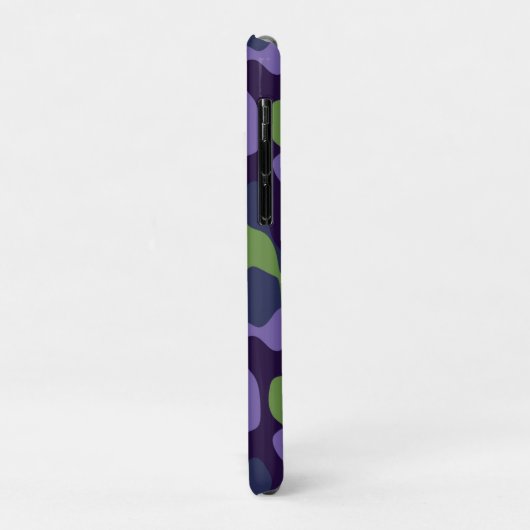 Green Purple and Blue Camo abstract Case-Mate iPhoneケース (裏面/左)
