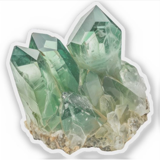 Green Quartz シール (正面)