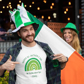Green Rainbow Irish Shamrock Happy St Patricks Day Tシャツ