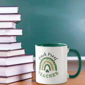 Green Rainbow Pinch Proof Teacher St Patrick's Day マグカップ