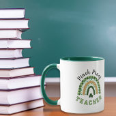 Green Rainbow Pinch Proof Teacher St Patrick's Day マグカップ