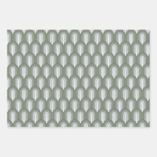 Green Rainbows Wrapping Sheets ラッピングペーパーシート