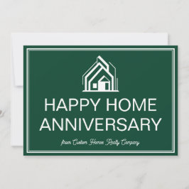 Green Real Estate Business Customized Marketing カード