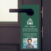 Green Real Estate Company Advertising Home Realtor
