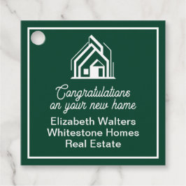 Green Real Estate Company Custom Realtor Party フェイバータグ