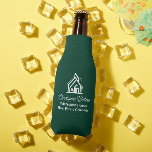 Green Real Estate Company Personalized Realtor ボトルクーラー (インサイチュ 夏)