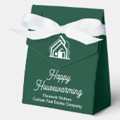 Green Real Estate Happy Housewarming Custom フェイバーボックス (正面)