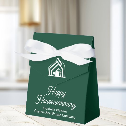 Green Real Estate Happy Housewarming Custom フェイバーボックス