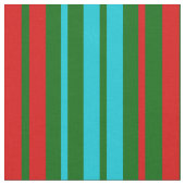 Green Red Blue Stripes Pattern   ファブリック (クローズアップ)