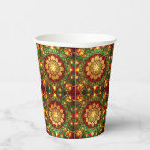 Green Red Decorative Christmas Holiday Paper Cups 紙コップ (右)