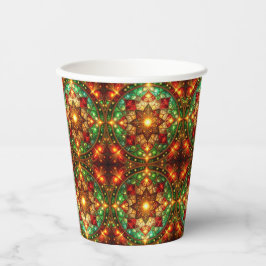 Green Red Decorative Christmas Holiday Paper Cups 紙コップ