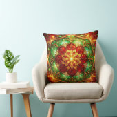 Green Red Decorative Christmas Throw Pillow クッション (椅子)