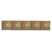 Green Red Decorative Holiday Table Runner ミディアムテーブルランナー (横)