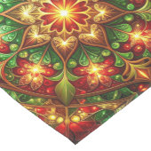 Green Red Decorative Holiday Table Runner ミディアムテーブルランナー (コーナー)