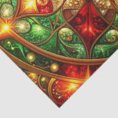 Green Red Decorative Holiday Tissue Paper 薄葉紙 (詳細)