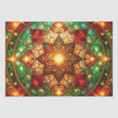 Green Red Decorative Holiday Tissue Paper 薄葉紙 (正面)