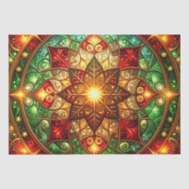 Green Red Decorative Holiday Tissue Paper 薄葉紙