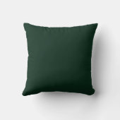 Green & Red "Merry Christmas" Throw Pillow クッション (裏面)