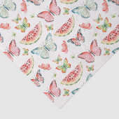 Green Red Watermelon Blue Butterflies Birthday 薄葉紙 (詳細)