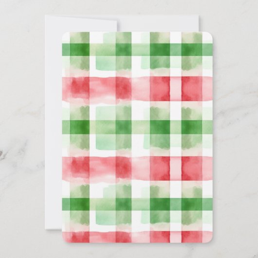 Green Red Watermelon Ice Cream Cone Birthday   招待状 (裏面)