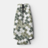 Green retro dots ボトルクーラー (裏面)