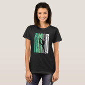 Green Rhythmic Gymnastics Distressed Amor Inspirat Tシャツ (正面フル)