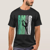 Green Rhythmic Gymnastics Distressed Amor Inspirat Tシャツ (正面)