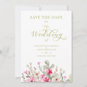 Green Romantic Photo Couple Wedding Floral Wreath (正面)