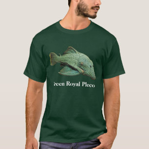 Green Royal Pleco Tシャツ