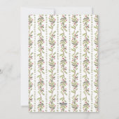 Green Rustic Botanical Christmas Card シーズンカード (裏面)