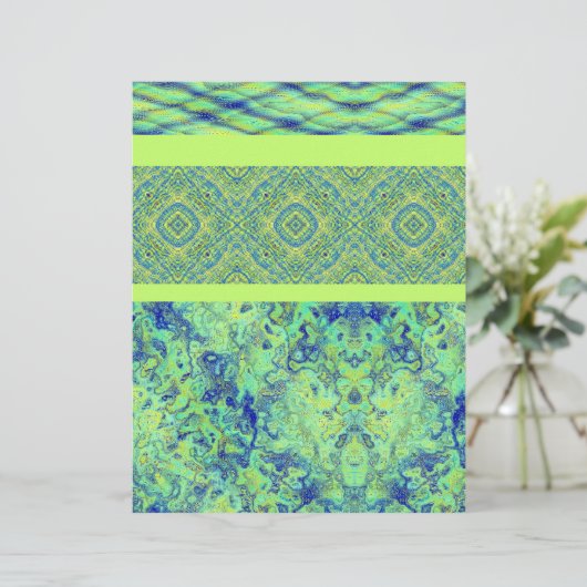 Green Sampler Scrapbook Paper 2-Sided Page (スタンド正面)