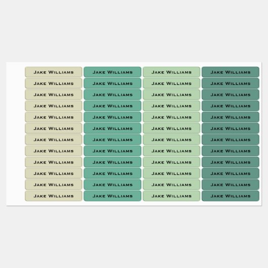 Green School Clothing Kids' Labels ラベル (シート)