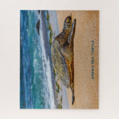 Green Sea Turtle ジグソーパズル (縦)